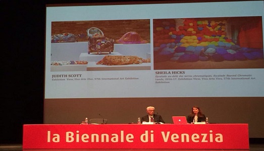 Venezia/5. Alla conferenza di presentazione. La parola a Christine Macel e Paolo Baratta Venezia/5. Alla conferenza di presentazione. La parola a Christine Macel e Paolo Baratta